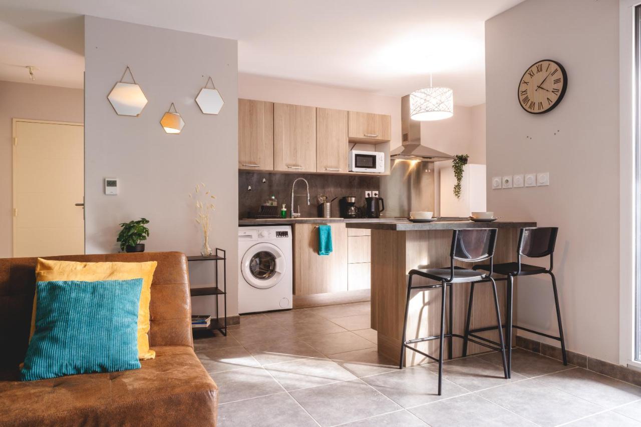 Superbe Appartement Terrasse Rdc - New Location ブール・ガン・ブレス エクステリア 写真